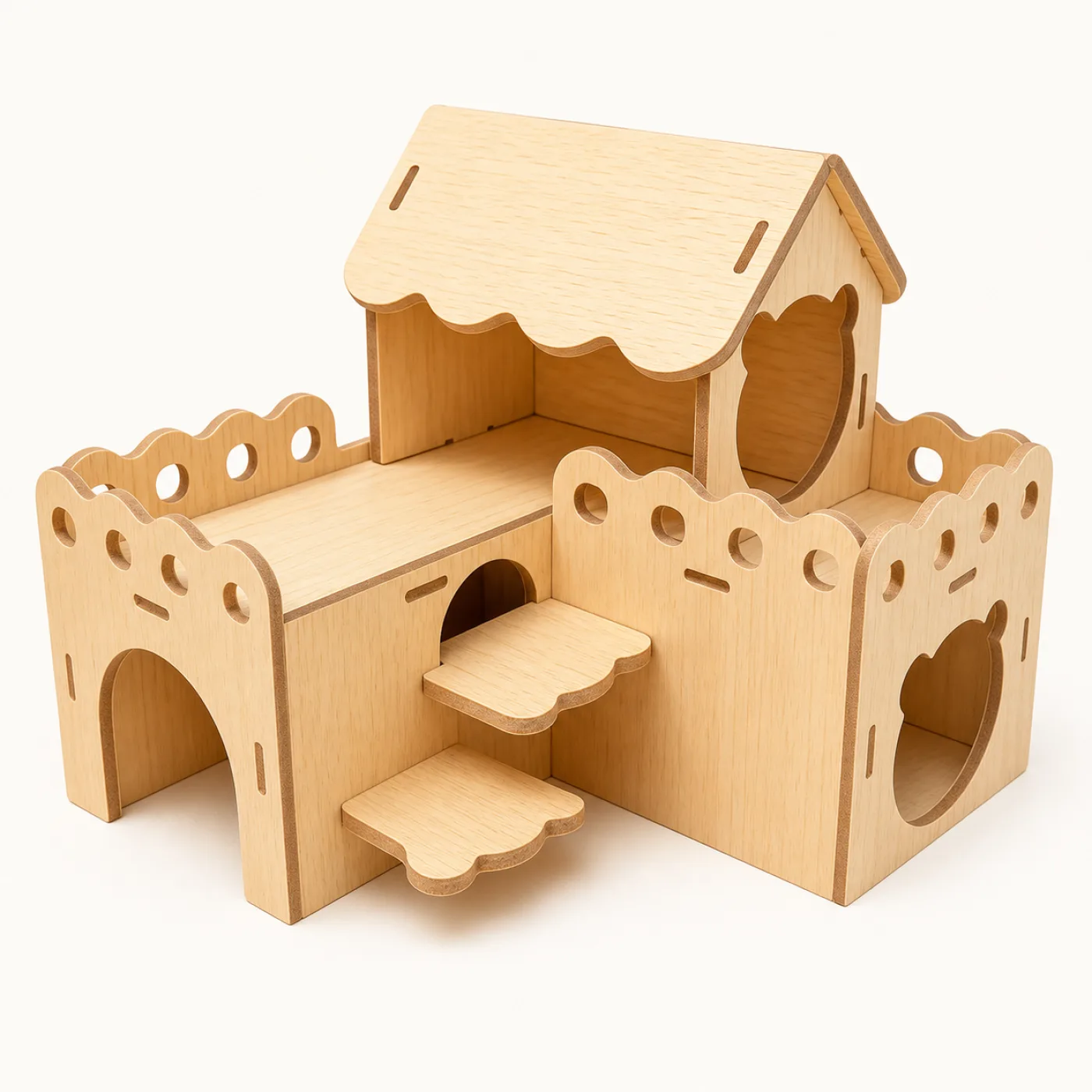 Style 3 – Double-Room Wooden House